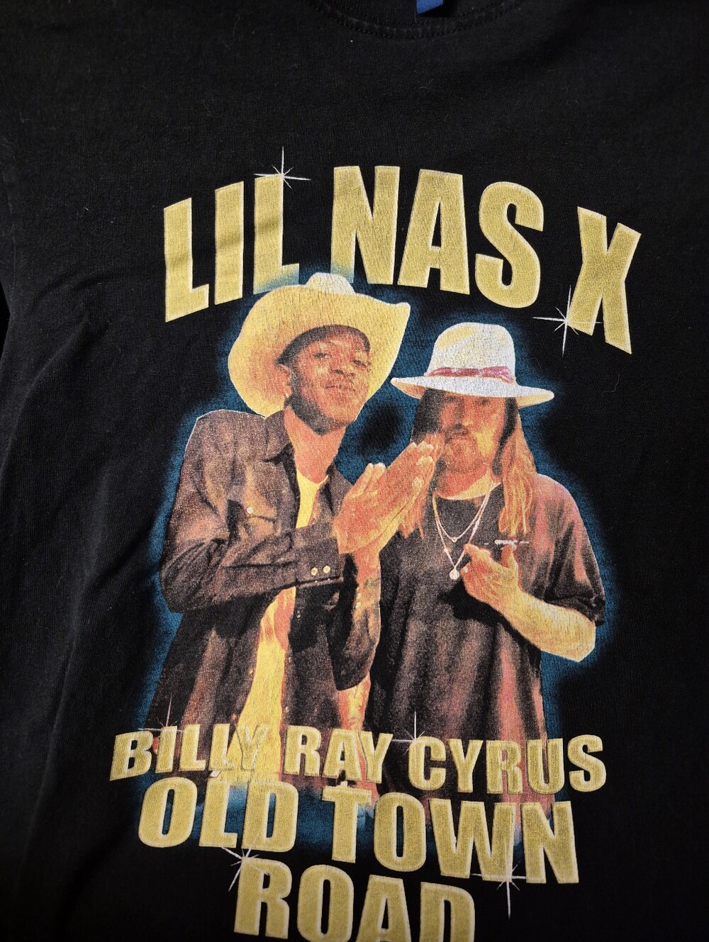 Lil Nas X & Billy Ray Cyrus Old Town Road Graphic Tee